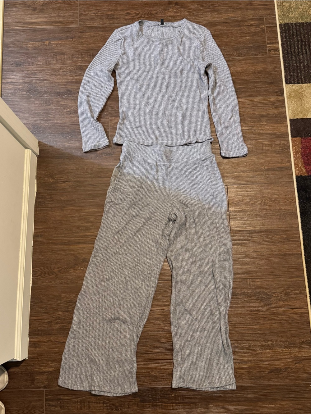 Express Heather Gray two piece set